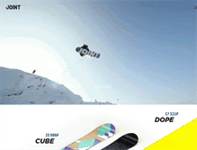 Tablet Screenshot of jointsnowboards.com
